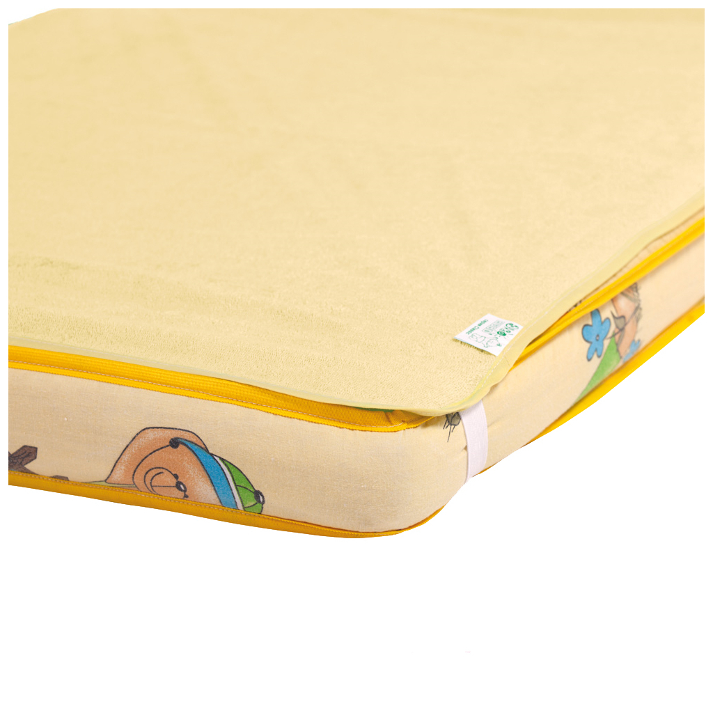 Пеленки для младенцев Еко Пупс наматрасник 2 в 1 Classic 60 х 80 см Желтый (КНАМ6080ж) изображение 2