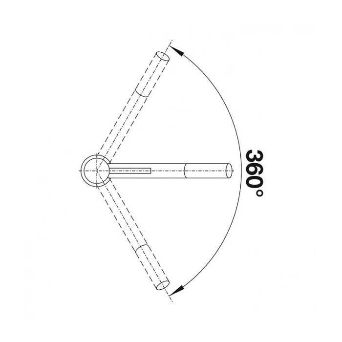 Смеситель Blanco KANO БЕЛЫЙ (525030) изображение 2