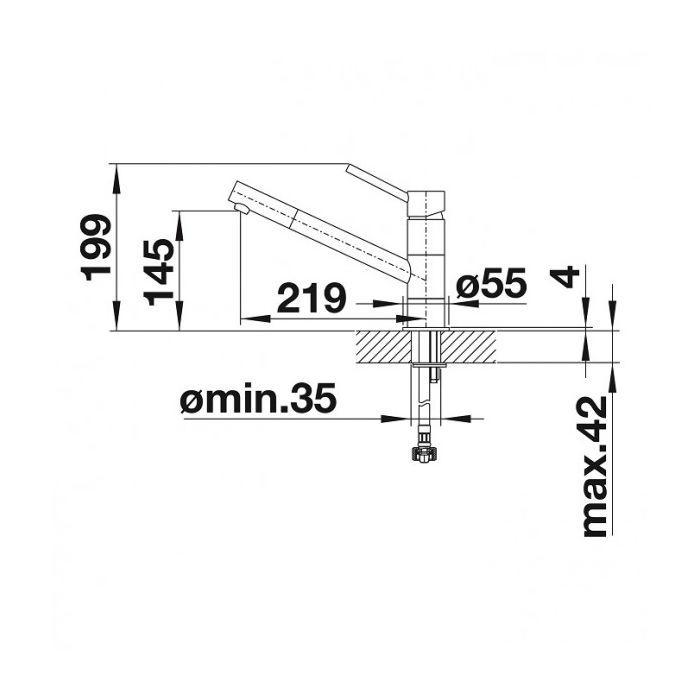 Смеситель Blanco KANO БЕЛЫЙ (525030) изображение 3