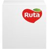 Салфетки столовые Ruta Double Luxe 24х24 см 2 слоя Белые 40 шт. (4820023740655)