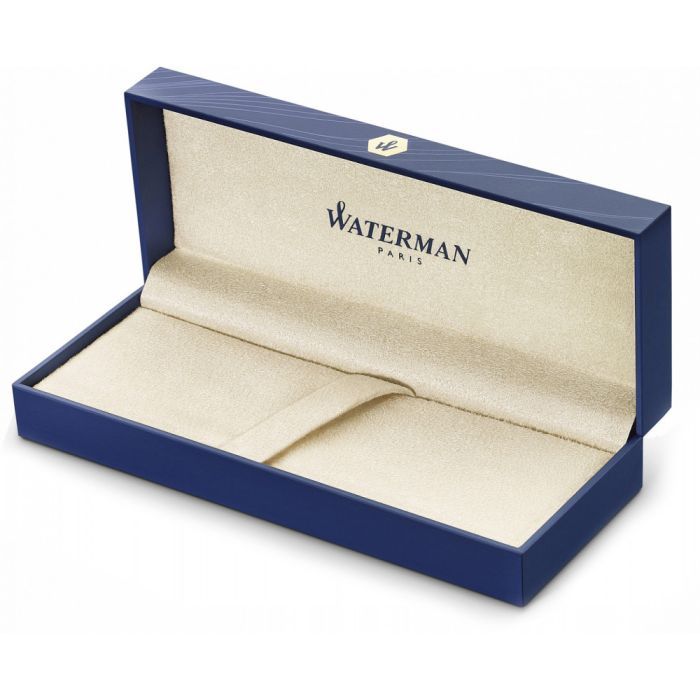 Ручка пір'яна Waterman CARENE Deluxe Black/silver  FP F (11 200) зображення 4