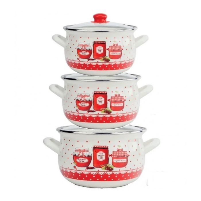 Набор посуды Gusto Пряности 2,1л/3,1л/4л GT-T-3-S (90318)