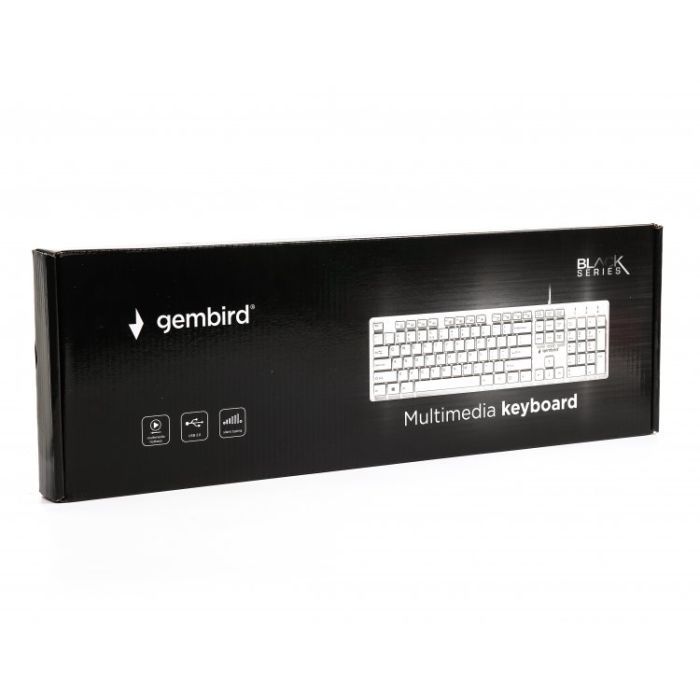 Клавиатура Gembird KB-MCH-03-UA USB Black (KB-MCH-03-UA) изображение 3