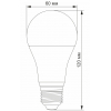 Лампочка Videx A65e 15W E27 3000K (VL-A65e-15273) изображение 3
