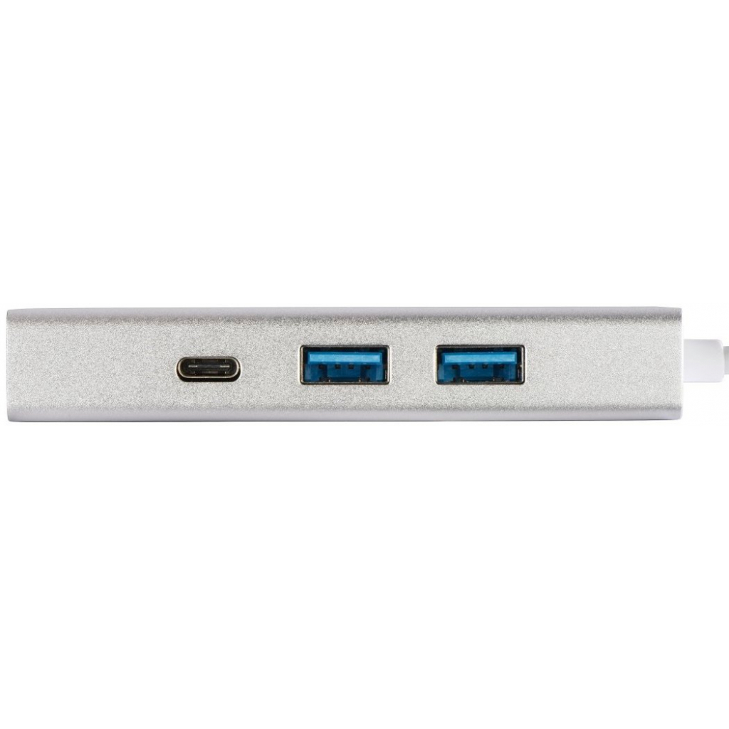 Концентратор Hama USB-C to 2x USB-A, USB-C, HDMI Aluminium Silver (00135756) изображение 2