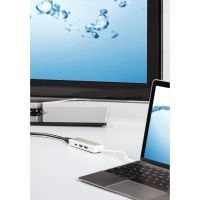 Концентратор Hama USB-C to 2x USB-A, USB-C, HDMI Aluminium Silver (00135756) изображение 5
