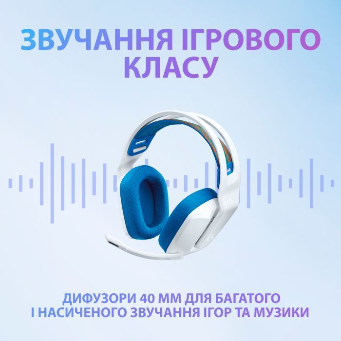 Наушники Logitech G335 Wired Gaming White (981-001018) изображение 10