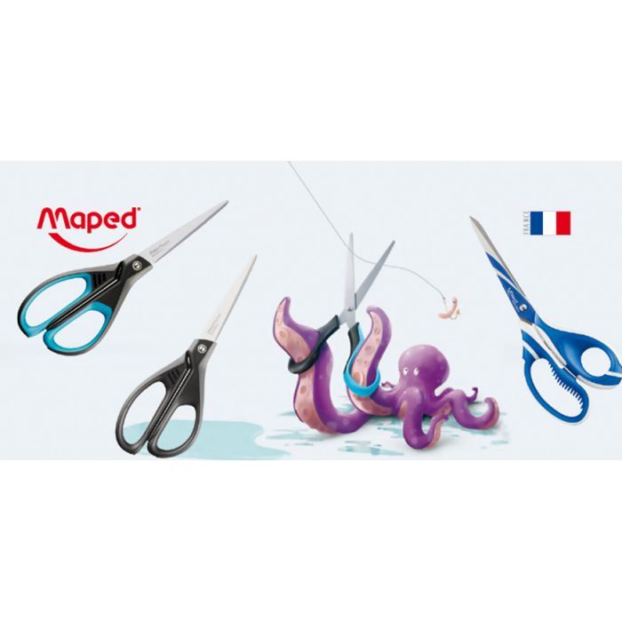 Ножницы Maped ESSENTIALS SOFT 210мм, черный с синим (MP.468310) изображение 3