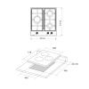 Варочна поверхня Pyramida PFX 453 IX B зображення 11