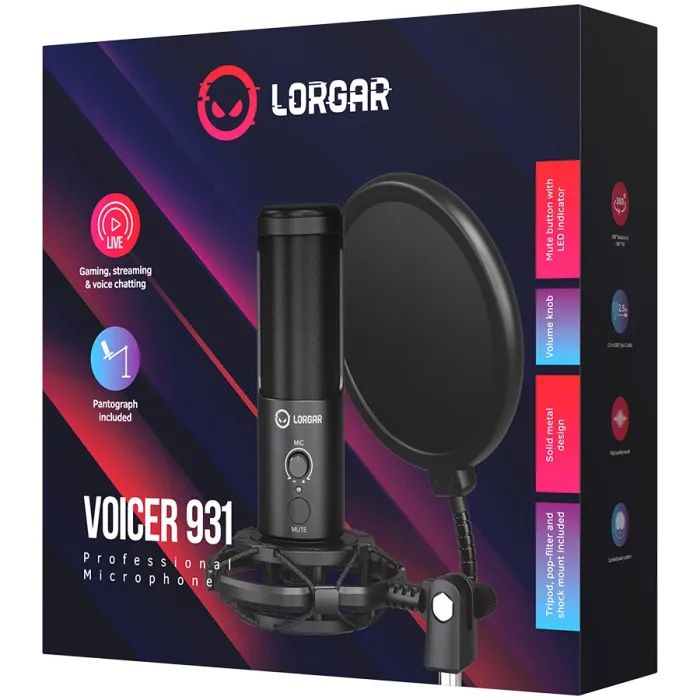 Микрофон Lorgar Voicer 931 (LRG-CMT931) изображение 12