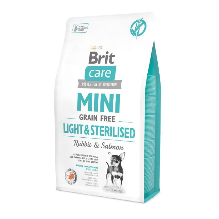 Сухой корм для собак Brit Care GF Mini Light & Sterilised 2 кг (8595602521067)