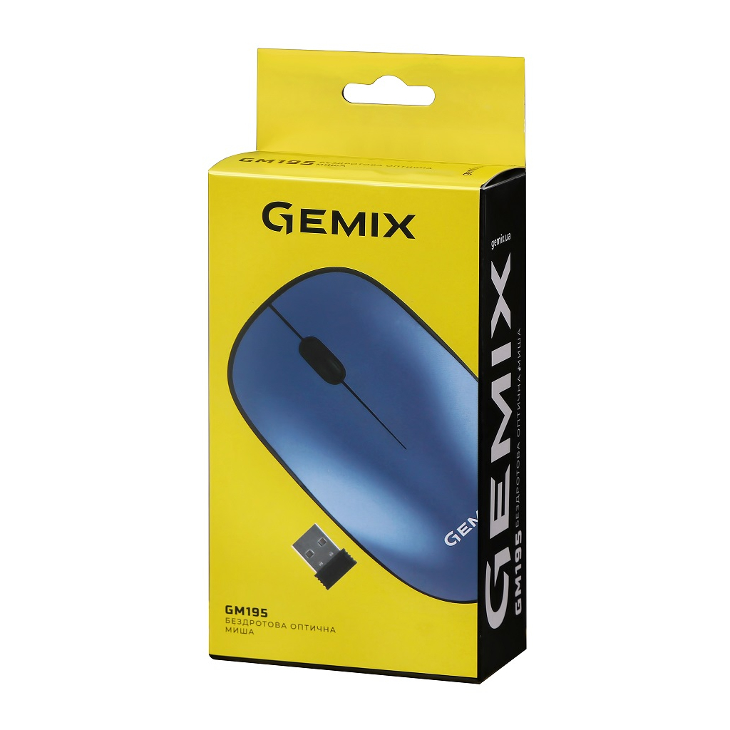 Мишка Gemix GM195 Wireless White (GM195Wh) зображення 6