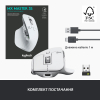 Мышка Logitech MX Master 3S Performance Wireless Mouse Bluetooth Pale Grey (910-006560) изображение 10
