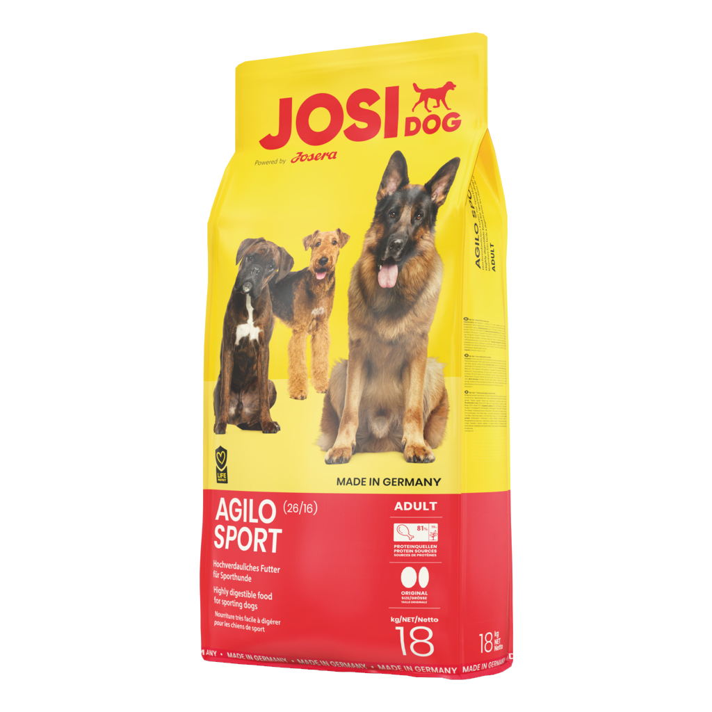 Сухий корм для собак Josera JosiDog Agilo Sport Adult 18 кг (4032254745525)