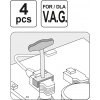 Набор инструментов Yato съемников для катушек зажигания VAG YT-06205 (YT-06205) изображение 6
