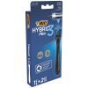 Бритва Bic Flex 3 Hybrid с 2 сменными картриджами (3086123519114)