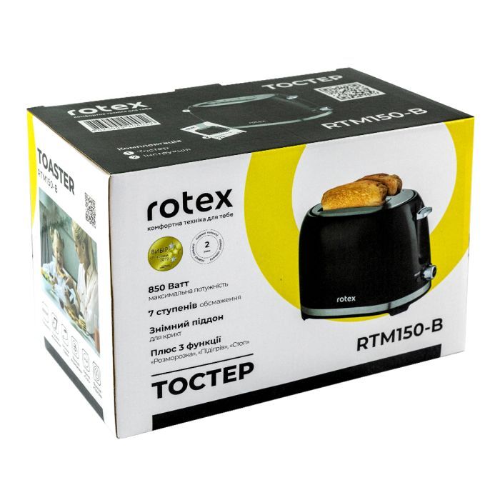 Тостер Rotex RTM150-B зображення 11