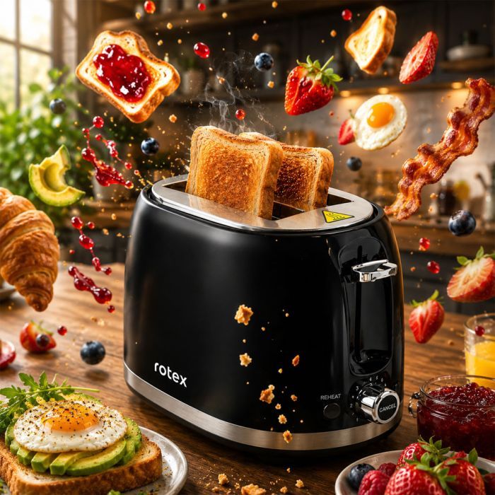 Тостер Rotex RTM150-B зображення 8