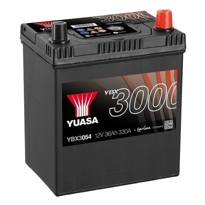 Аккумулятор автомобильный Yuasa 12V 36Ah SMF Battery (YBX3054)