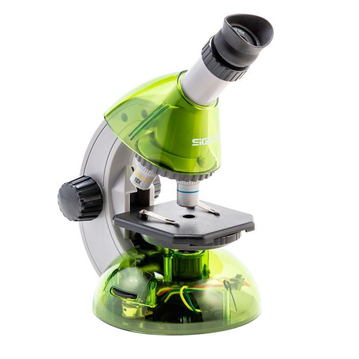 Микроскоп Sigeta Mixi с адаптером для смартфона 40x-640x Green (65912)