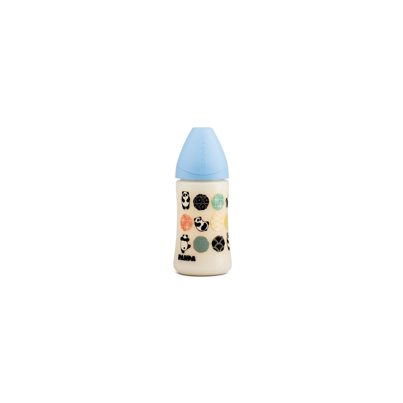 Бутылочка для кормления Suavinex Истории панды, 270 мл, голубая (303976)