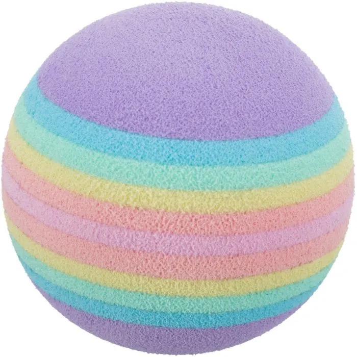 Іграшка для котів Trixie М'ячики райдужні 4 см 4 шт (4011905040974) зображення 2