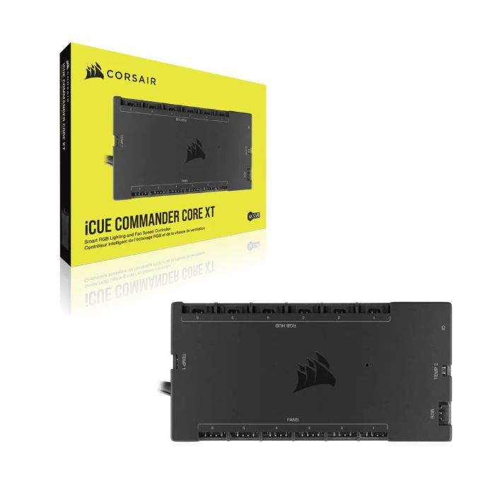 Модуль управління підсвічуванням Corsair Icue Commander Core XT (CL-9011112-WW) зображення 5