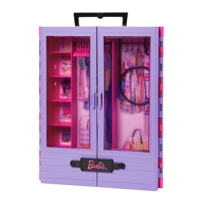 Игровой набор Barbie Сиреневый шкаф для одежды (HJL65)