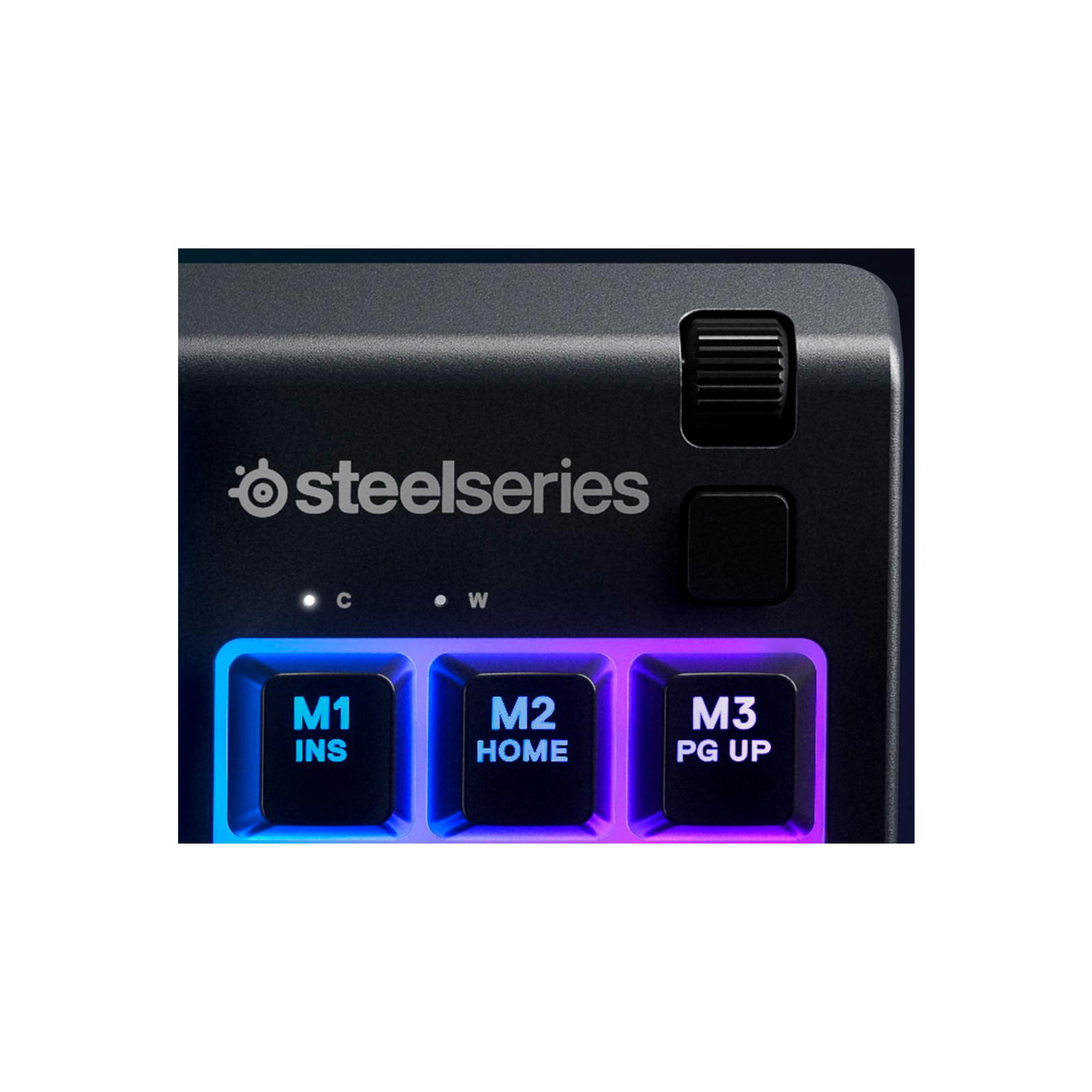Клавіатура SteelSeries Apex 3 TKL USB UA Black (SS64817) зображення 10