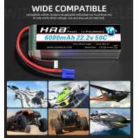 Аккумулятор для дрона HRB Lipo 6s 22.2V 6000mAh 50C Battery (HR-6000MAH-6S-50C) изображение 4
