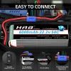 Аккумулятор для дрона HRB Lipo 6s 22.2V 6000mAh 50C Battery (HR-6000MAH-6S-50C) изображение 5