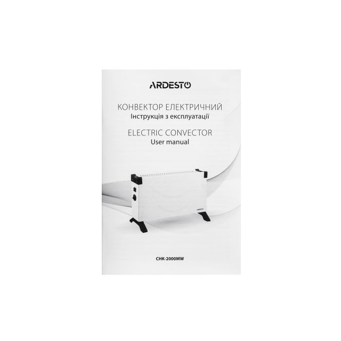Обогреватель Ardesto CHK-2000MW изображение 7