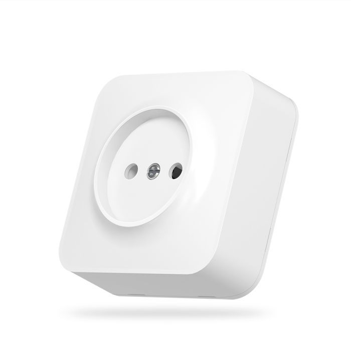 Розетка Videx BINERA IP20 наружная 1ая белая (VF-BNS21-W)