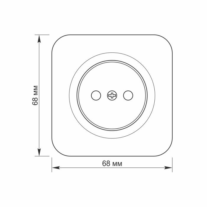 Розетка Videx BINERA IP20 наружная 1ая белая (VF-BNS21-W) изображение 4