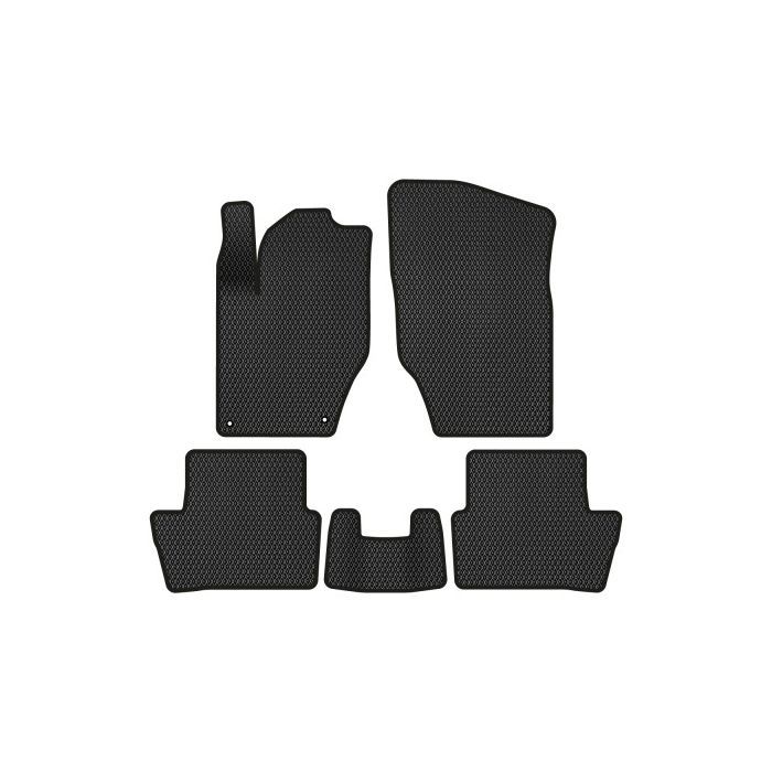 Килимок в салон EVAtech Citroen C4 2010-2018 2 покоління Htb EU (CN1556C5CP2RBB)