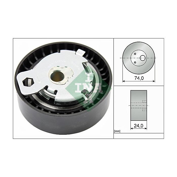 Ролик натягувача ременя INA 531 0497 10