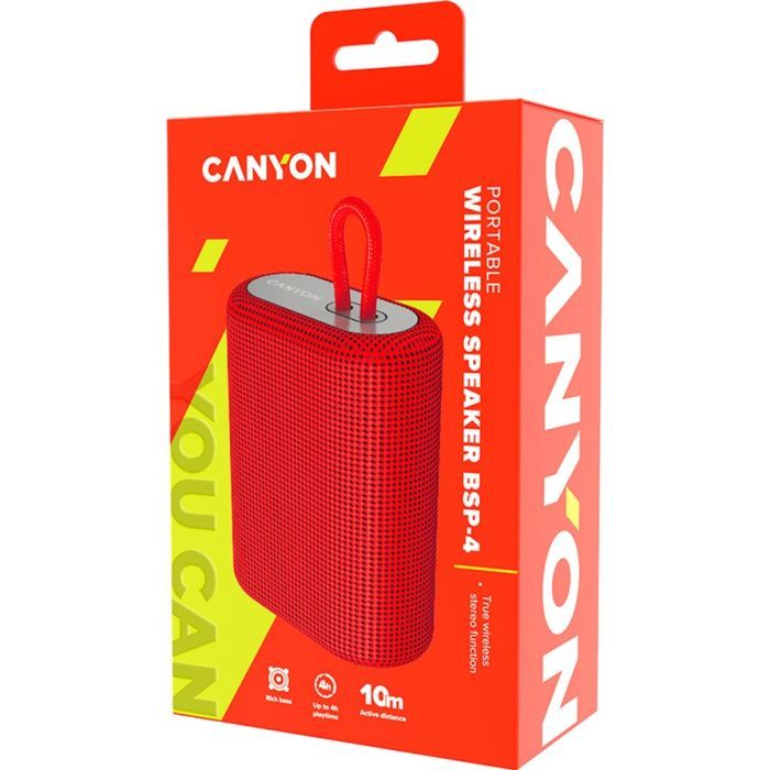 Акустическая система Canyon BSP-4 Bluetooth Blue (CNE-CBTSP4BL) изображение 4