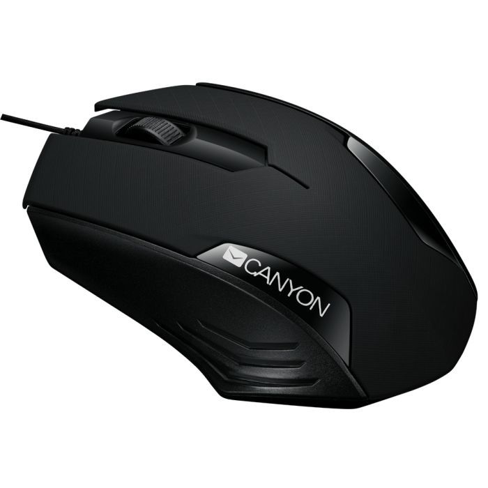 Мышка Canyon CM-02 USB Black (CNE-CMS02B) изображение 2