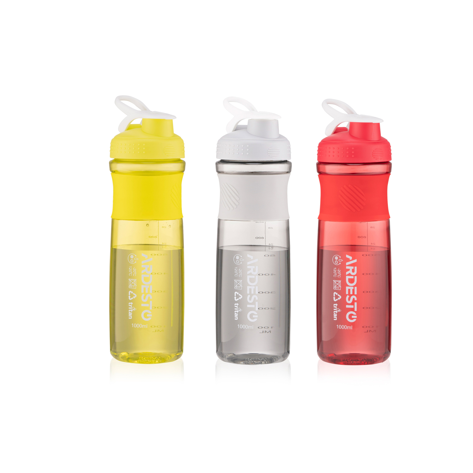 Пляшка для води Ardesto Smart Bottle 1000 мл Green (AR2204TZ) зображення 6