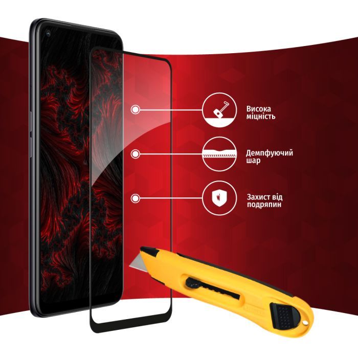 Скло захисне Intaleo Full Glue Oppo A96 (1283126522178) зображення 4
