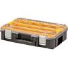 Ящик для інструментів DeWALT TSTAK, прозора кришка, 10 чашок, IP54 (DWST82968-1)