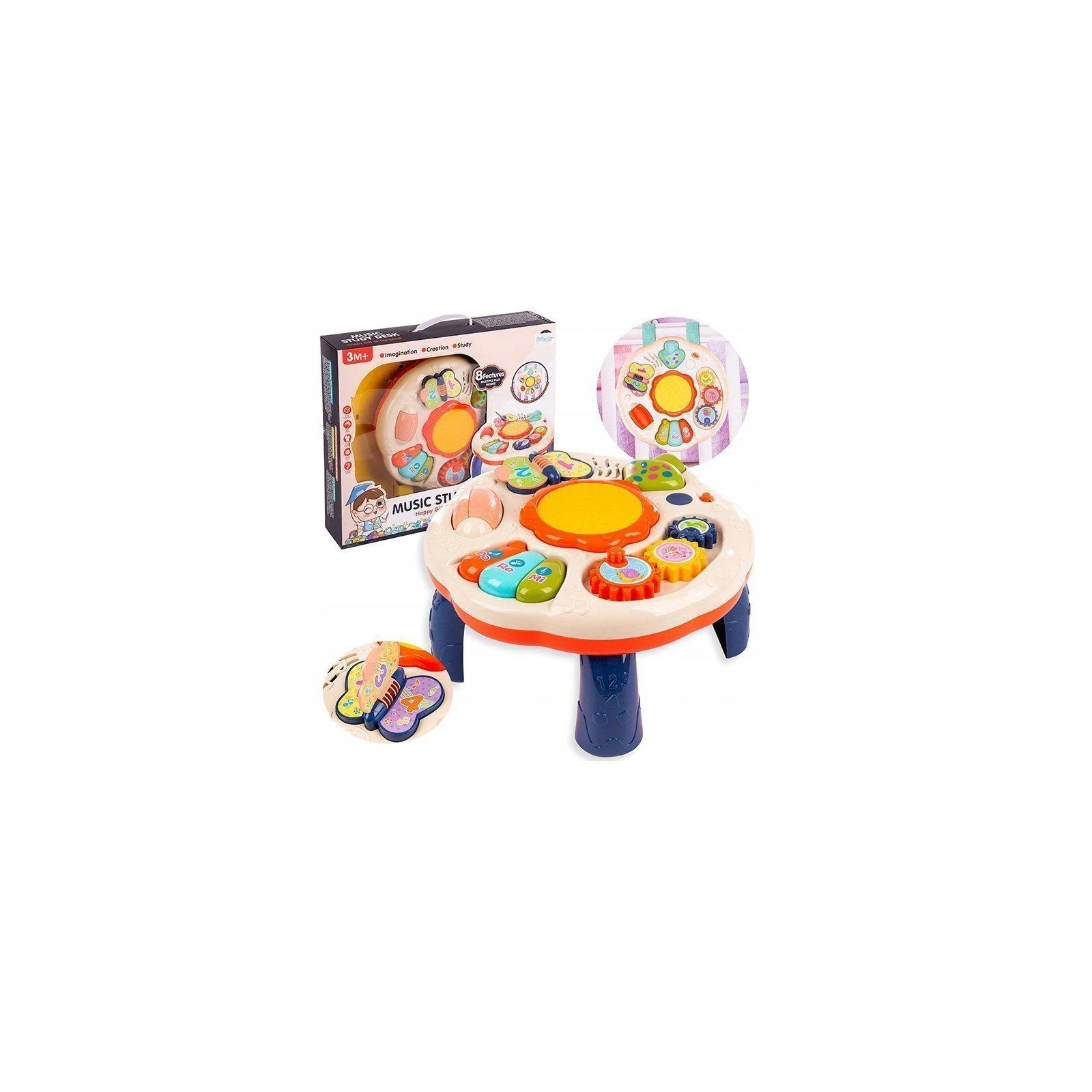 Ігровий розвиваючий центр A-Toys 2 в 1 столик на ніжках+ навісний центр (BM1002)