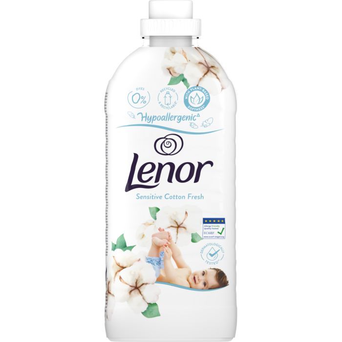 Кондиционер для белья Lenor Для чувствительной кожи Свежесть хлопка 1200 мл (8006540889619)