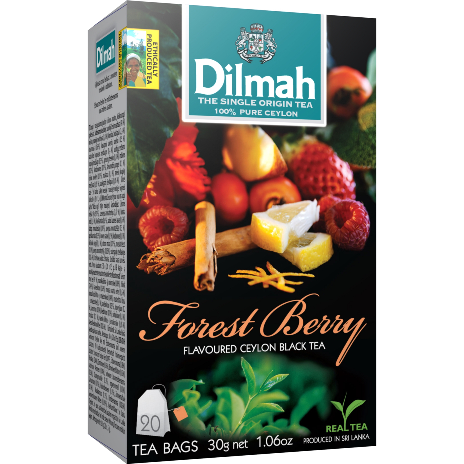 Чай Dilmah Лесные ягоды 20х1.5 г (9312631149159)
