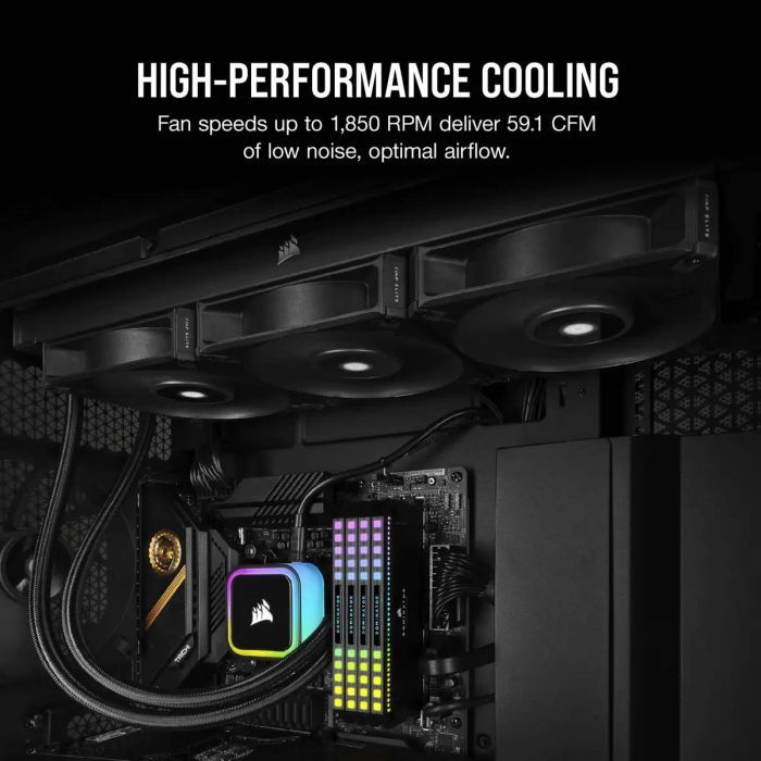 Кулер для корпуса Corsair AF120 Elite High-Performance Black (CO-9050140-WW) изображение 3