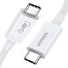 Дата кабель USB-C to USB-C 2.0m USB 4.0 5A 100W US506 Black Ugreen (40113)