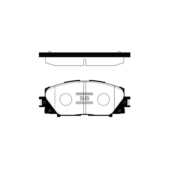 Гальмівні колодки HI-Q SP1377