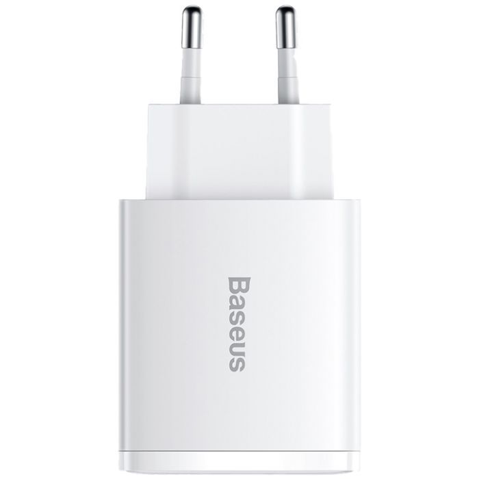 Зарядний пристрій Baseus Compact Quick Charger 2U+C (CCXJ-E01)