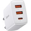 Зарядний пристрій Baseus Compact Quick Charger 2U+C (CCXJ-E02) зображення 3