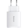 Зарядний пристрій Baseus Compact Quick Charger 2U+C (CCXJ-E02)